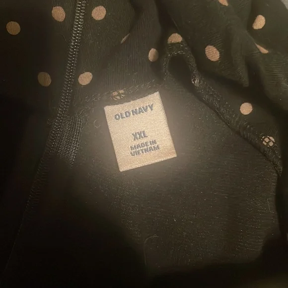 Old Navy Back & Tan Polka Dot dress - Picture 3 of 7